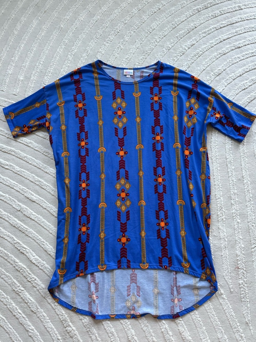 LuLaRoe | Irma Tunic Tee | Geometric Aztec